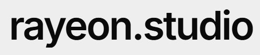 rayeon.studio Logo